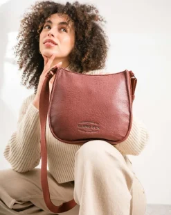 Hot BIBA Cross Bag Slang Flip Again Tan