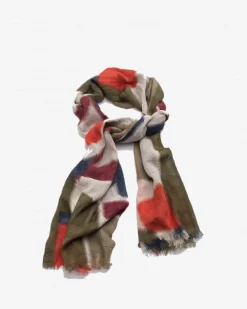 Sale BIBA Foulard De Algodon Natural Tricolor Para Mujer| Khaki