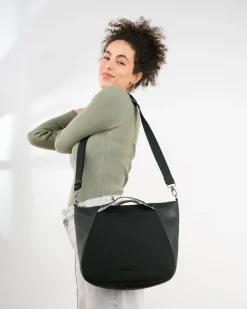 New BIBA Handbag Slang Dark Bell Black