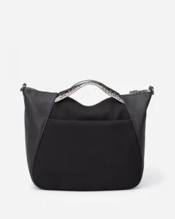 New BIBA Handbag Slang Dark Bell Black