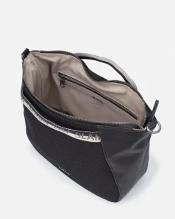 New BIBA Handbag Slang Dark Bell Black