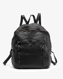 Discount BIBA Leather Backpack Greenville Black