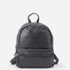 Clearance BIBA Leather Backpack Jersey X Black