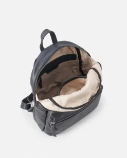 Clearance BIBA Leather Backpack Jersey X Black