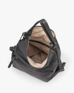 Sale BIBA Leather Backpack Orleans Black