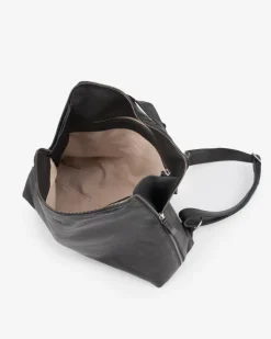 Sale BIBA Leather Backpack Out Black