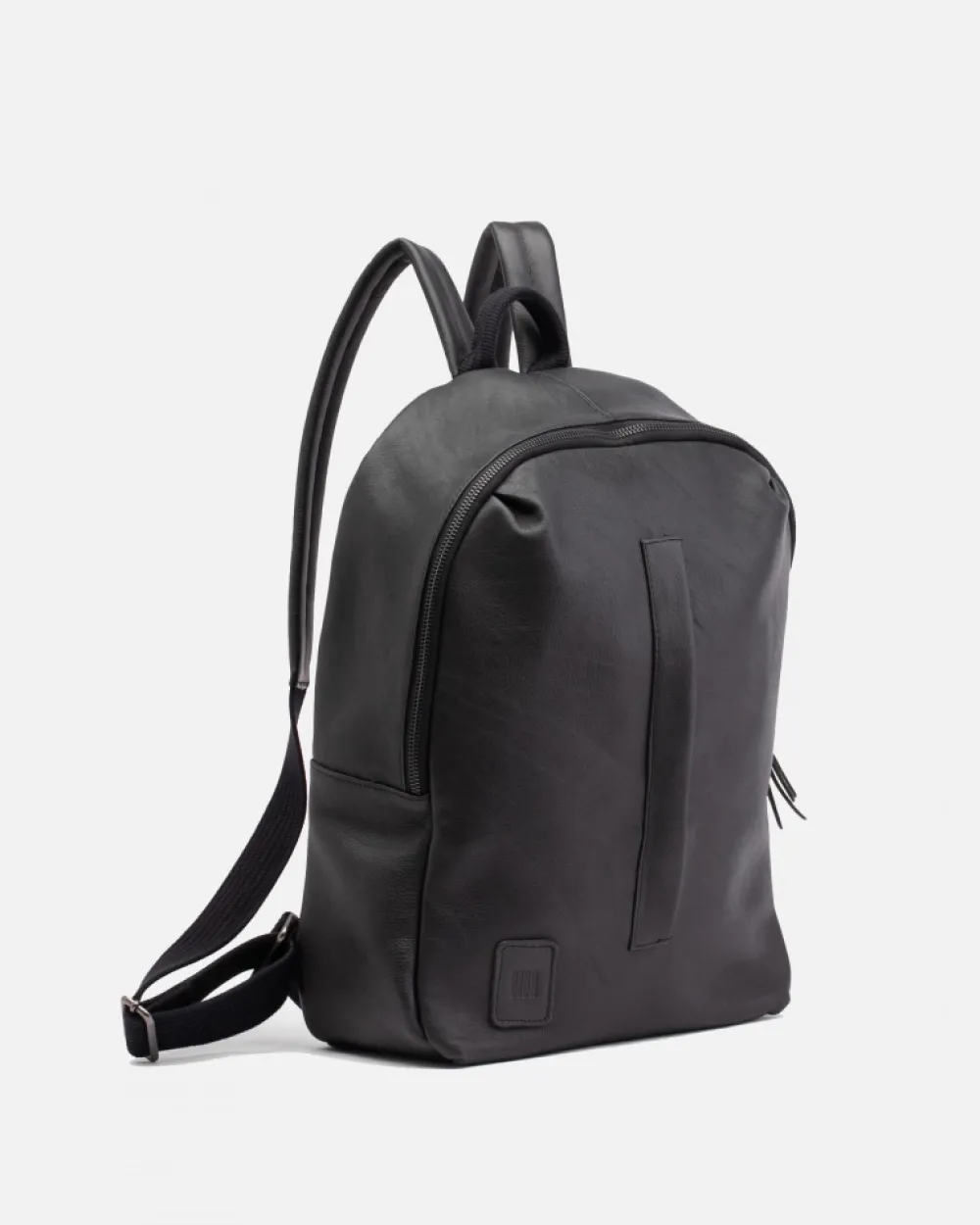 New BIBA Leather Backpack West Riverside Black