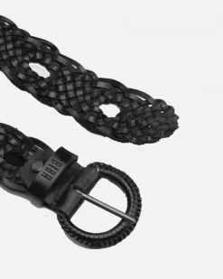 Sale BIBA Leather Belt Gila Black