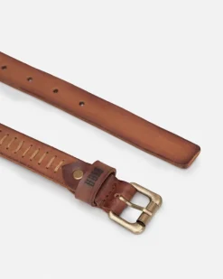 Hot BIBA Leather Belt Goode Tan