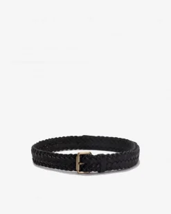 Discount BIBA Leather Belt Hudson River Black