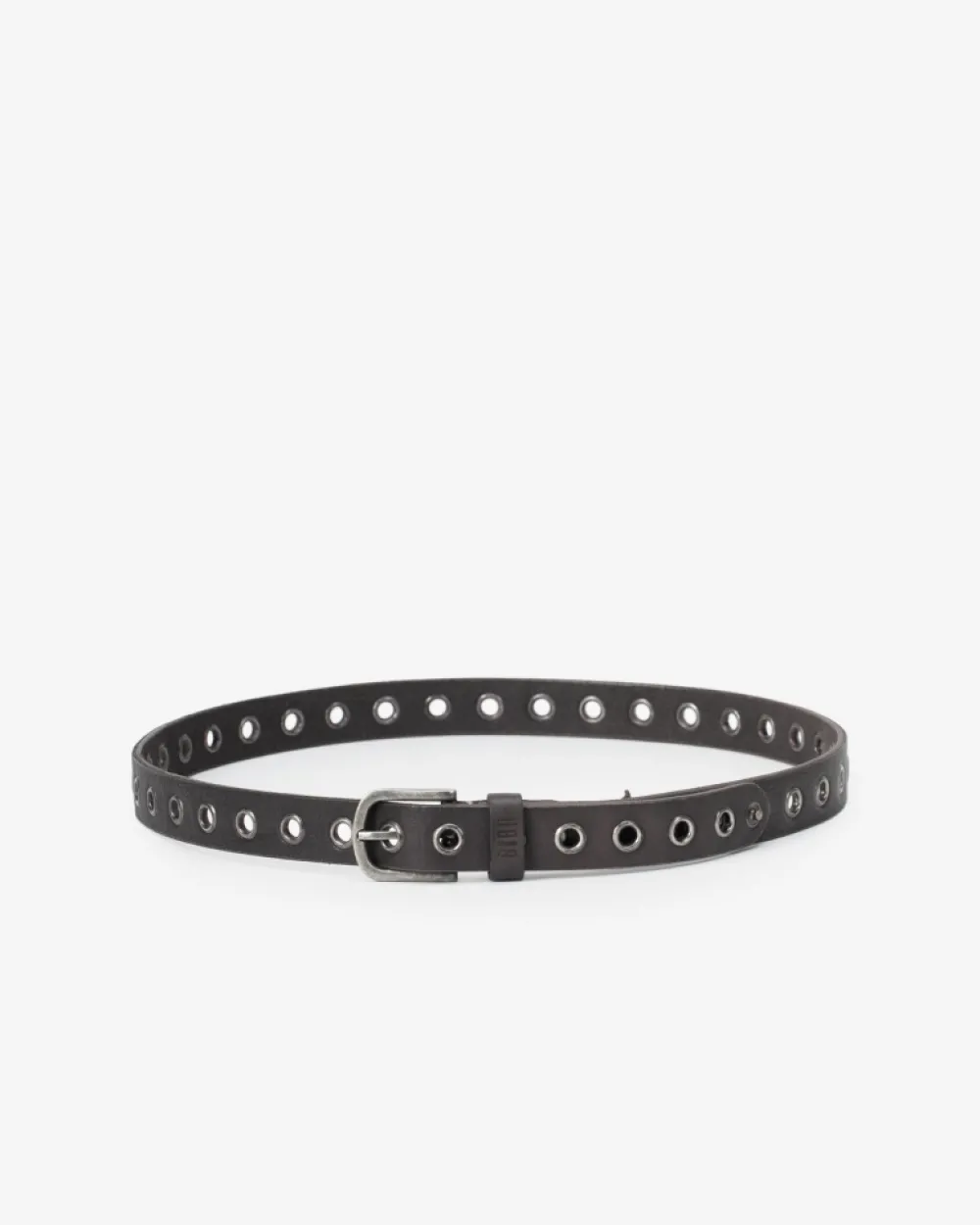 Best BIBA Leather Belt Pearl Black
