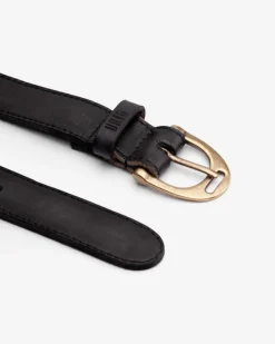 Sale BIBA Leather Belt Yellowstone Black