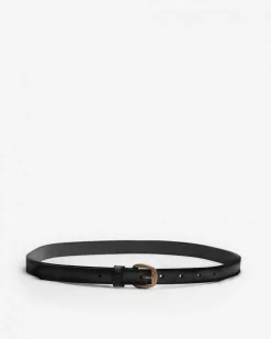 Sale BIBA Leather Belt Yellowstone Black