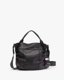 Best BIBA Leather Cross Bag Anniston Black