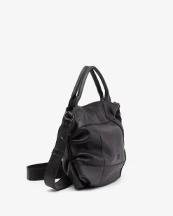 Best BIBA Leather Cross Bag Anniston Black