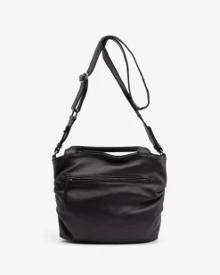 Best BIBA Leather Cross Bag Anniston Black
