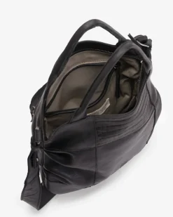 Best BIBA Leather Cross Bag Anniston Black