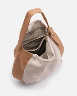 Best BIBA Leather Cross Bag Ashby White