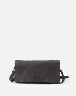 Best BIBA Leather Cross Bag Boston Black