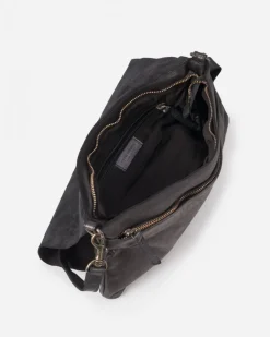 Best BIBA Leather Cross Bag Boston Black