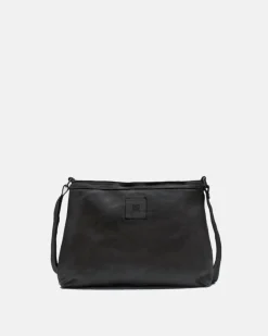 Fashion BIBA Leather Cross Bag Boston Black