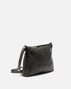 Fashion BIBA Leather Cross Bag Boston Black