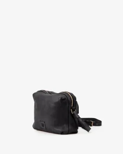 Sale BIBA Leather Cross Bag Boston Black