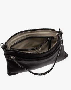 Sale BIBA Leather Cross Bag Brewton Black