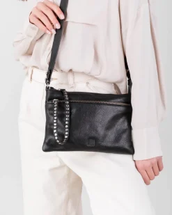 Sale BIBA Leather Cross Bag Brewton Black