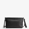 Clearance BIBA Leather Cross Bag Carolina Out Black
