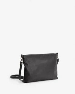 Clearance BIBA Leather Cross Bag Carolina Out Black