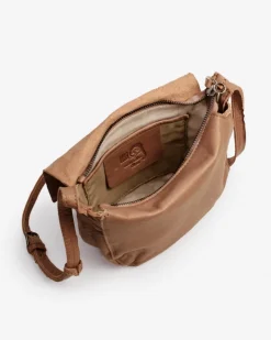 New BIBA Leather Cross Bag Chester Winter Tan