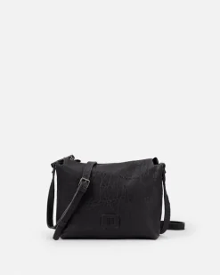 Hot BIBA Leather Cross Bag Chester Texas Black