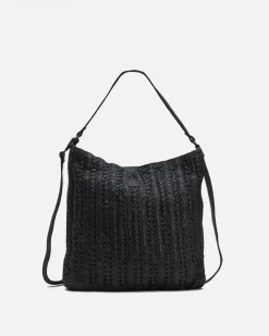 Best BIBA Leather Cross Bag Claire Black