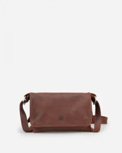 Best BIBA Leather Cross Bag Destin Tan