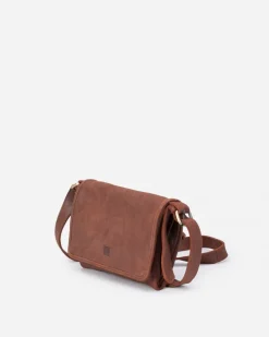Best BIBA Leather Cross Bag Destin Tan
