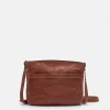 Hot BIBA Leather Cross Bag Evans Tan