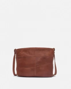 Hot BIBA Leather Cross Bag Evans Tan