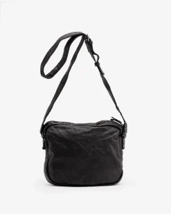 Best BIBA Leather Cross Bag Greenville Black
