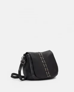Discount BIBA Leather Cross Bag Hancock Black