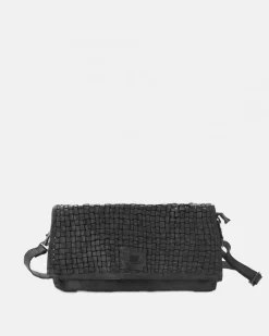 Hot BIBA Leather Cross Bag Kansas Black