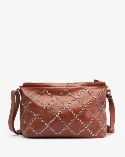 Clearance BIBA Leather Cross Bag Lakewood Tan