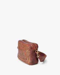 Sale BIBA Leather Cross Bag Lovington Tan