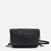 Best BIBA Leather Cross Bag Looma Black
