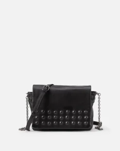 Discount BIBA Leather Cross Bag Lubbock Black