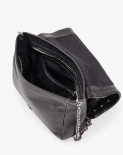 Discount BIBA Leather Cross Bag Lubbock Black