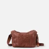 Sale BIBA Leather Cross Bag Mcbee Tan