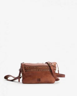 Outlet BIBA Leather Cross Bag Sherman Tan