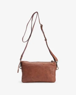 Outlet BIBA Leather Cross Bag Sherman Tan