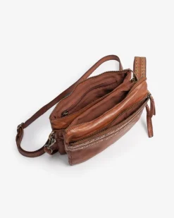 Outlet BIBA Leather Cross Bag Sherman Tan